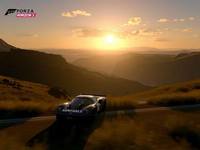 Official Forza Horizon 3 cover art featuring a Lamborghini Centenario on an Australian beach