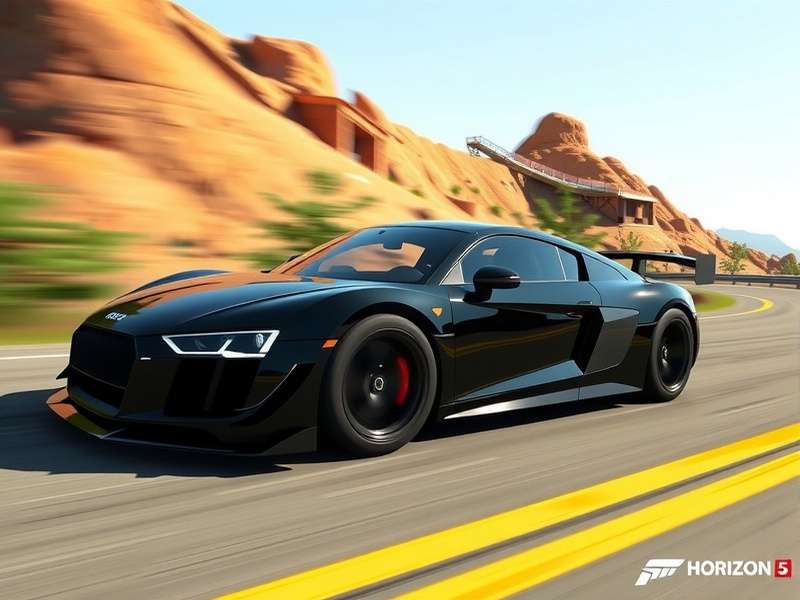 Koenigsegg Jesko at top speed in Forza Horizon 5