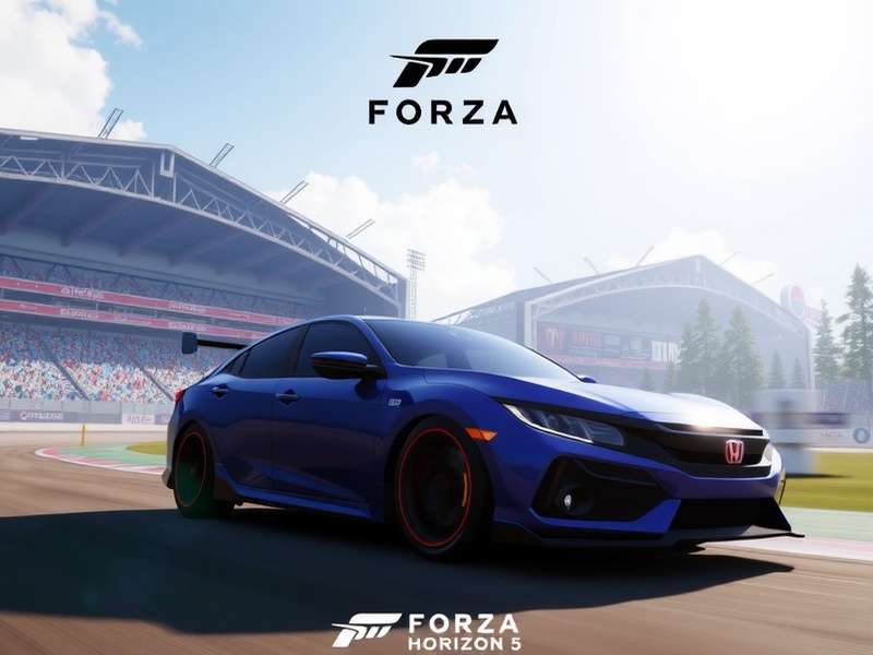 Forza Horizon 5 PS5 Disc Cover Art showing a vibrant Mexican landscape with exotic cars