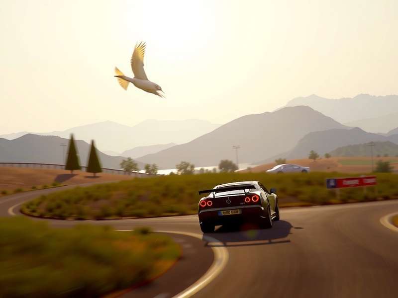 Forza Horizon 3 Bass Arena main stage with neon lights and cars