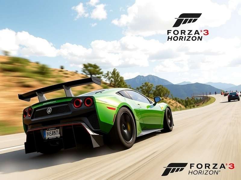 Forza Horizon 3 Cover Art - Cars racing on Australian coast