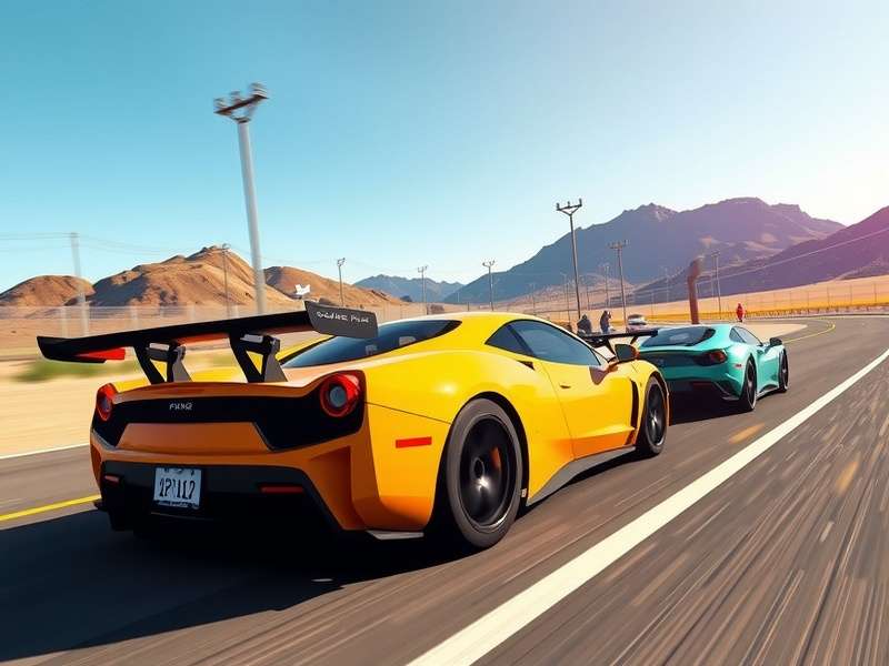 Forza Horizon 5 Fastest Car in action on highway