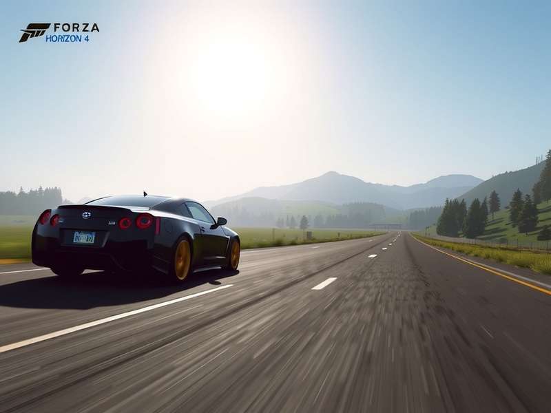 Forza Horizon 4 gameplay showcasing a Lamborghini in the British countryside