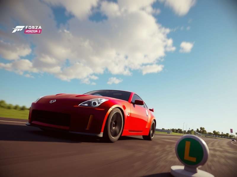 Forza Horizon 3 intro scene showing a Lamborghini Centenario racing along an Australian beach at sunset