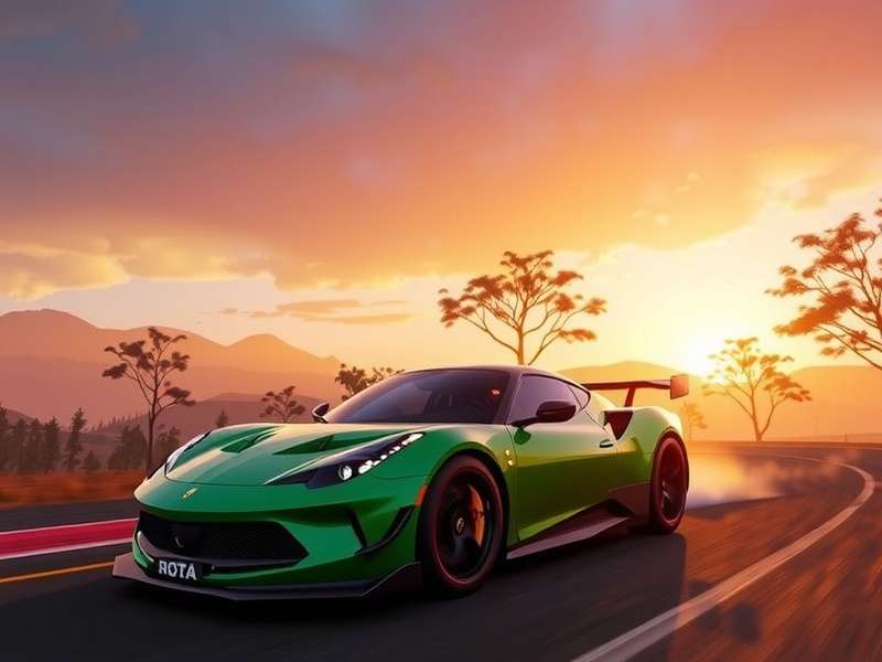 Forza Horizon 6 Concept Art showcasing futuristic cars in a vibrant landscape