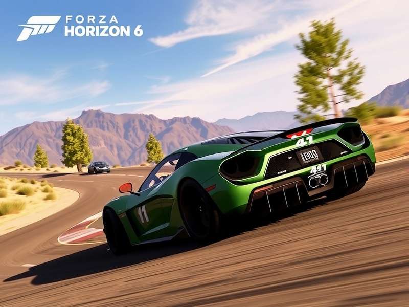 Concept art of a futuristic cityscape for a racing game