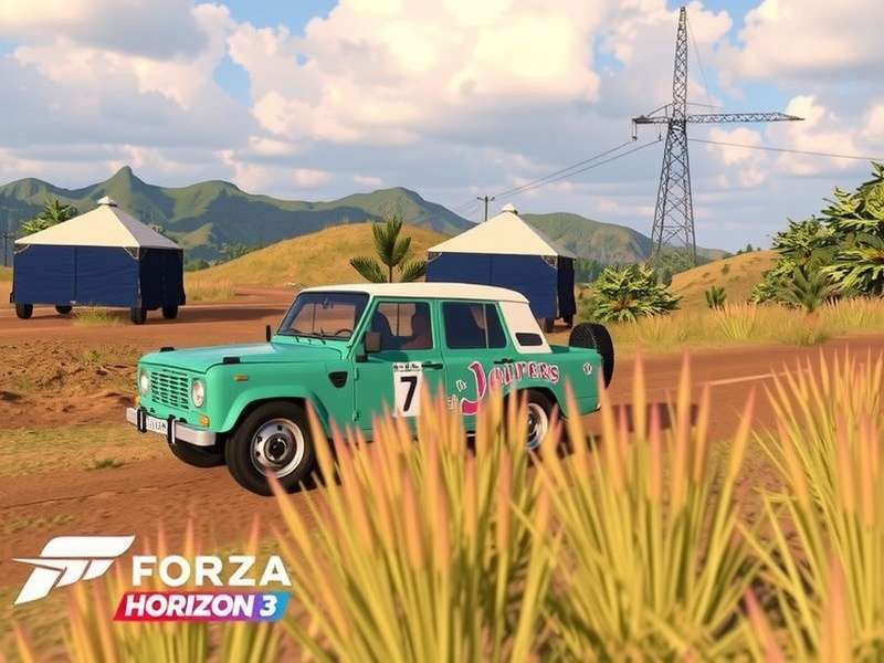 Complete Forza Horizon 3 map showing all regions and landmarks