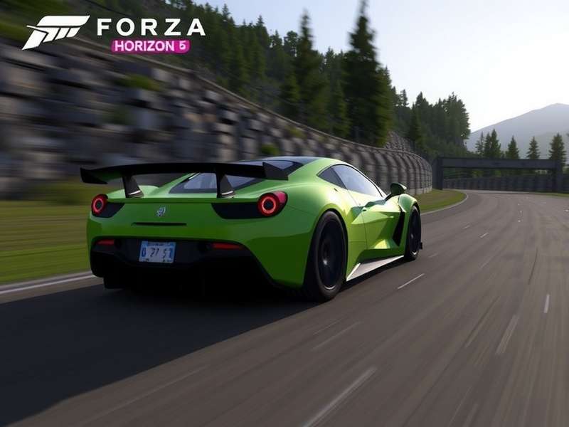 DualSense controller with Forza Horizon 5 gameplay on screen