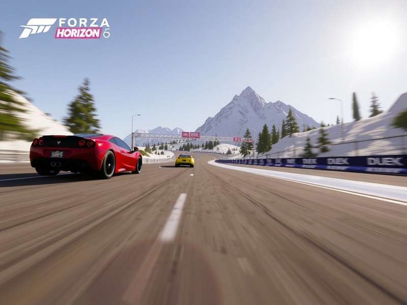 Forza Horizon 6 PC Concept Art showcasing dynamic weather and exotic location