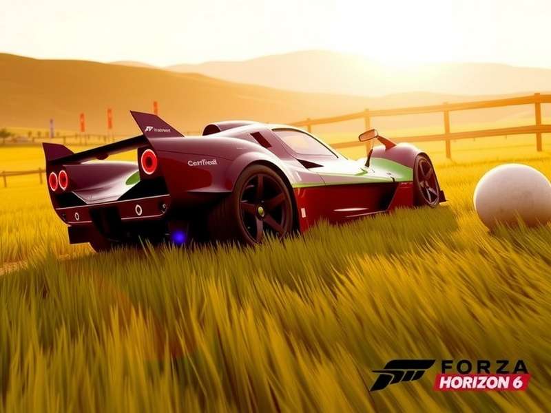 Forza Horizon 6 Concept Art showcasing futuristic cars in an exotic location
