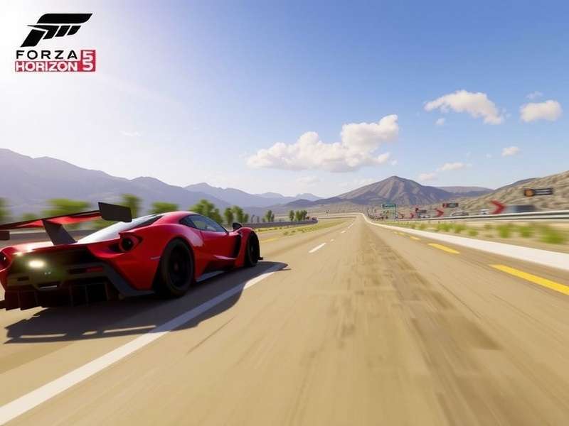 Forza Horizon 5 PS5 gameplay screenshot at Gamestop showing a hypercar in the Mexican jungle