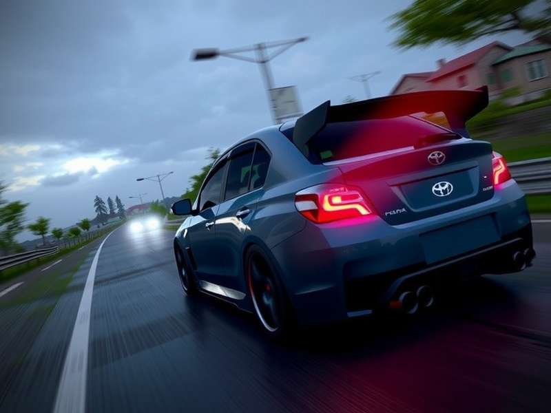 Car tuning interface in a racing game