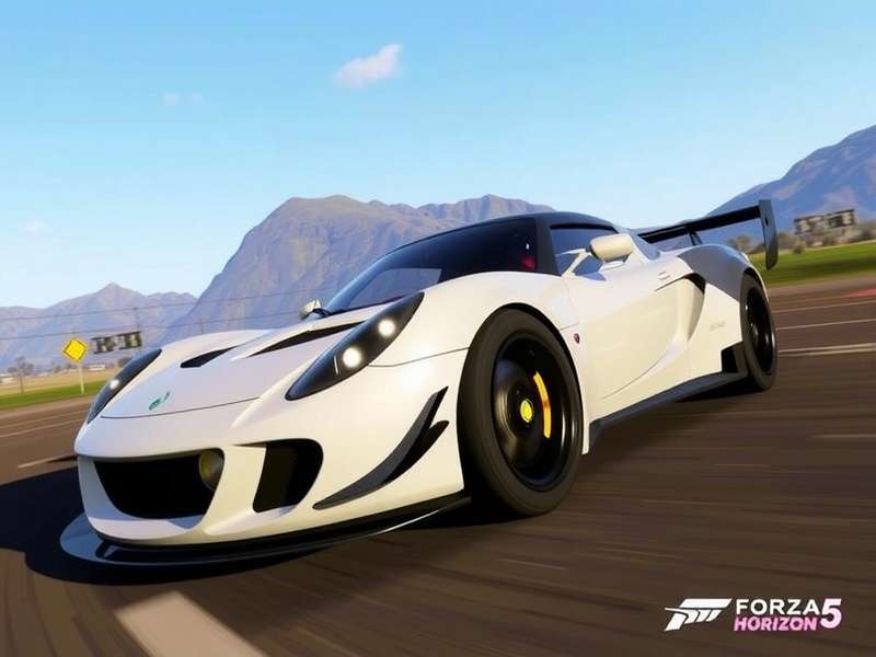 Forza Horizon 5 PC modded screenshot showing enhanced graphics and custom car