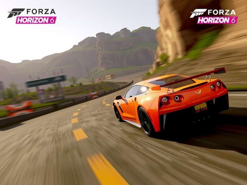 Forza Horizon 6 Concept Art - Hypercar on coastal road
