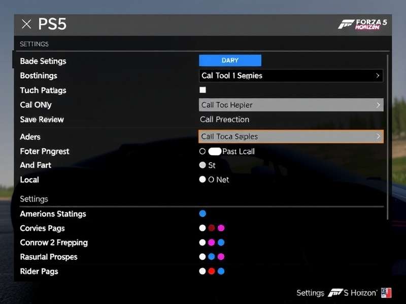 Forza Horizon 5 running on PlayStation 5 with optimal settings showcasing vibrant Mexican landscape