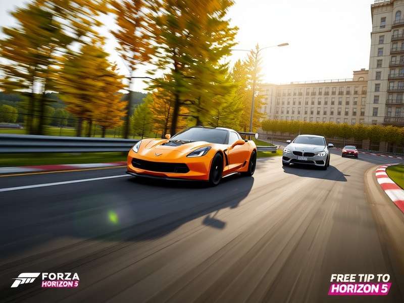 Forza Horizon 5 screenshot showing a sports car racing through Mexican desert