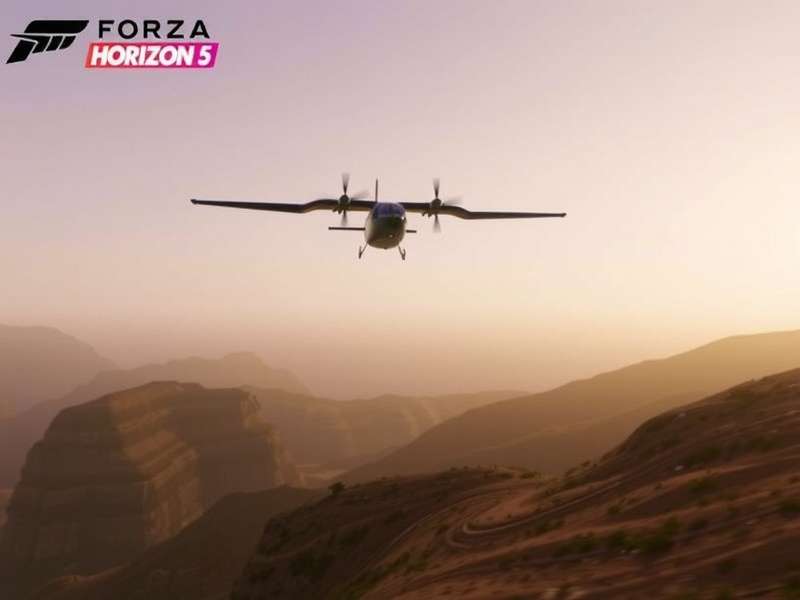 Forza Horizon 5 gameplay screenshot showing a car racing in Mexico