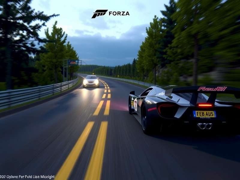Forza Horizon 5 running on a high-end PC with vibrant graphics