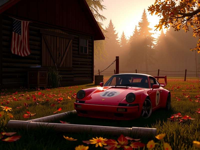 1965 Ford Mustang GT Coupe in red