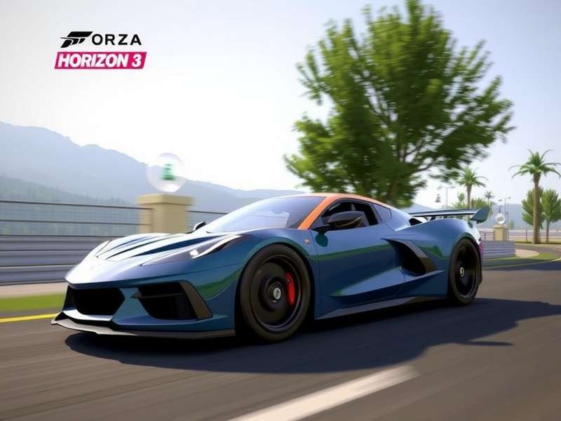 Forza Horizon 3 gameplay screenshot showcasing a Lamborghini Centenario racing through the Australian outback