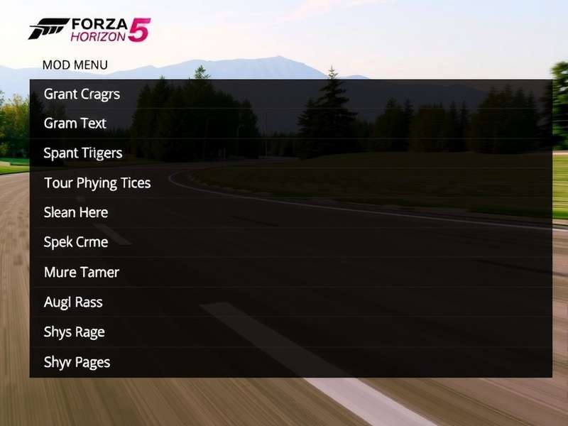 Forza Horizon 5 Mod Menu – Ultimate Guide for Indian Players