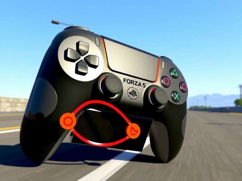 Forza Horizon 5 gameplay with PS5 DualSense controller on PC setup in India