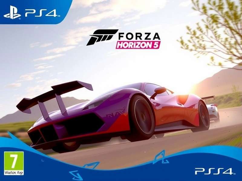 Forza Horizon 5 gameplay on PS5 with vibrant Mexican landscape