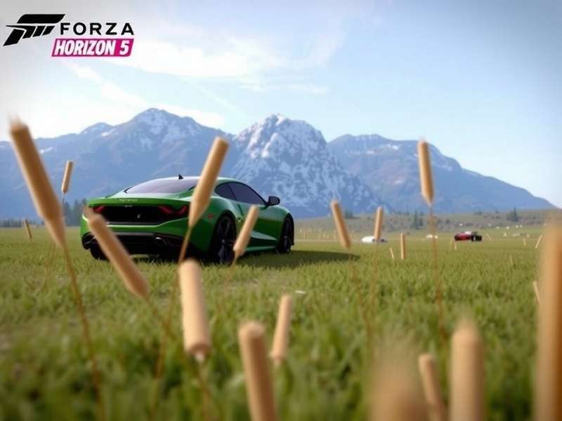 Forza Horizon 5 on PS5 – vibrant Mexican landscape with supercars