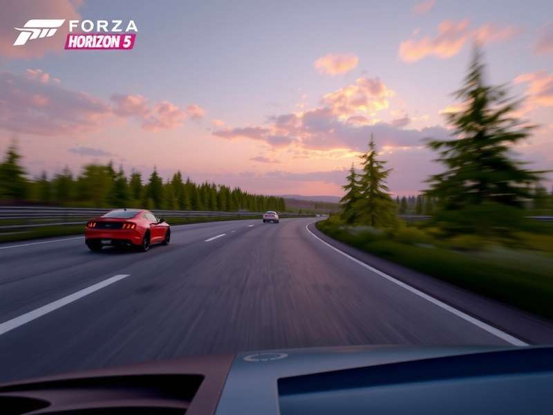 Forza Horizon 5 Steam gameplay screenshot showing a vibrant Mexican landscape with a sports car
