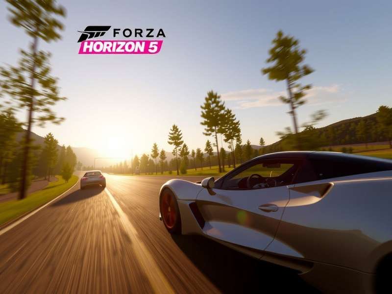 Forza Horizon 5 Xbox festival scene with supercars in Mexico