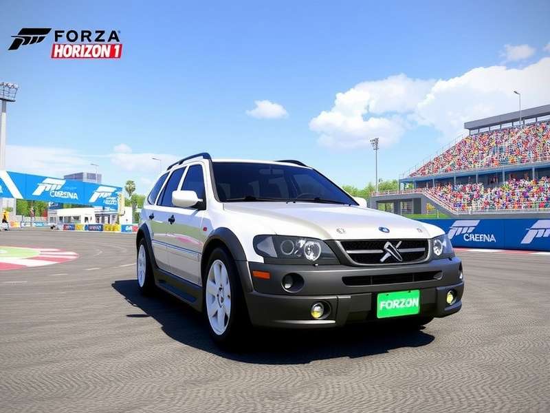 Forza Horizon 1 Bass Arena – Colorado festival night with bass-thumping cars and neon lights