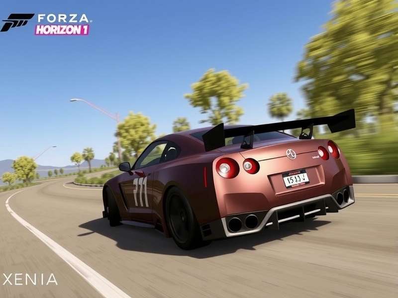 Forza Horizon 1 running on Xenia Xbox 360 emulator with high performance settings
