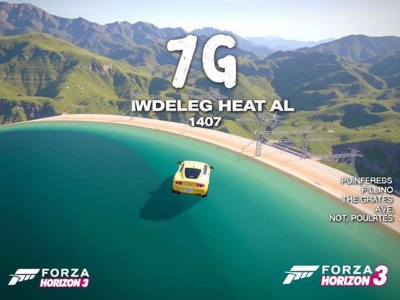 Forza Horizon 3 open world map showing diverse Australian locations including Outback, rainforest, and coastal highways