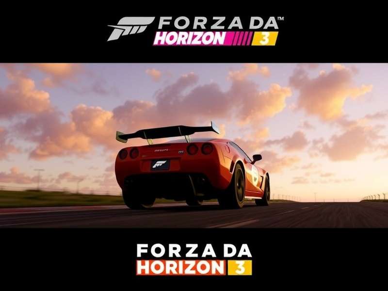 Forza Horizon 3 radio wheel showcasing diverse music stations in the Australian outback festival